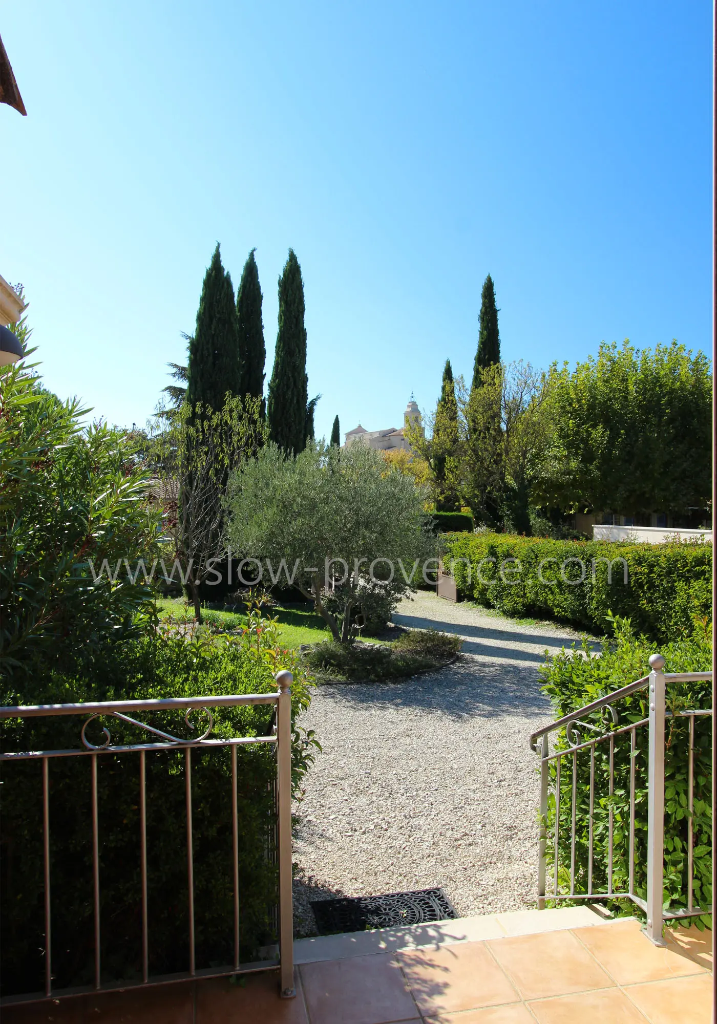 Nice view of the church from the terrace
