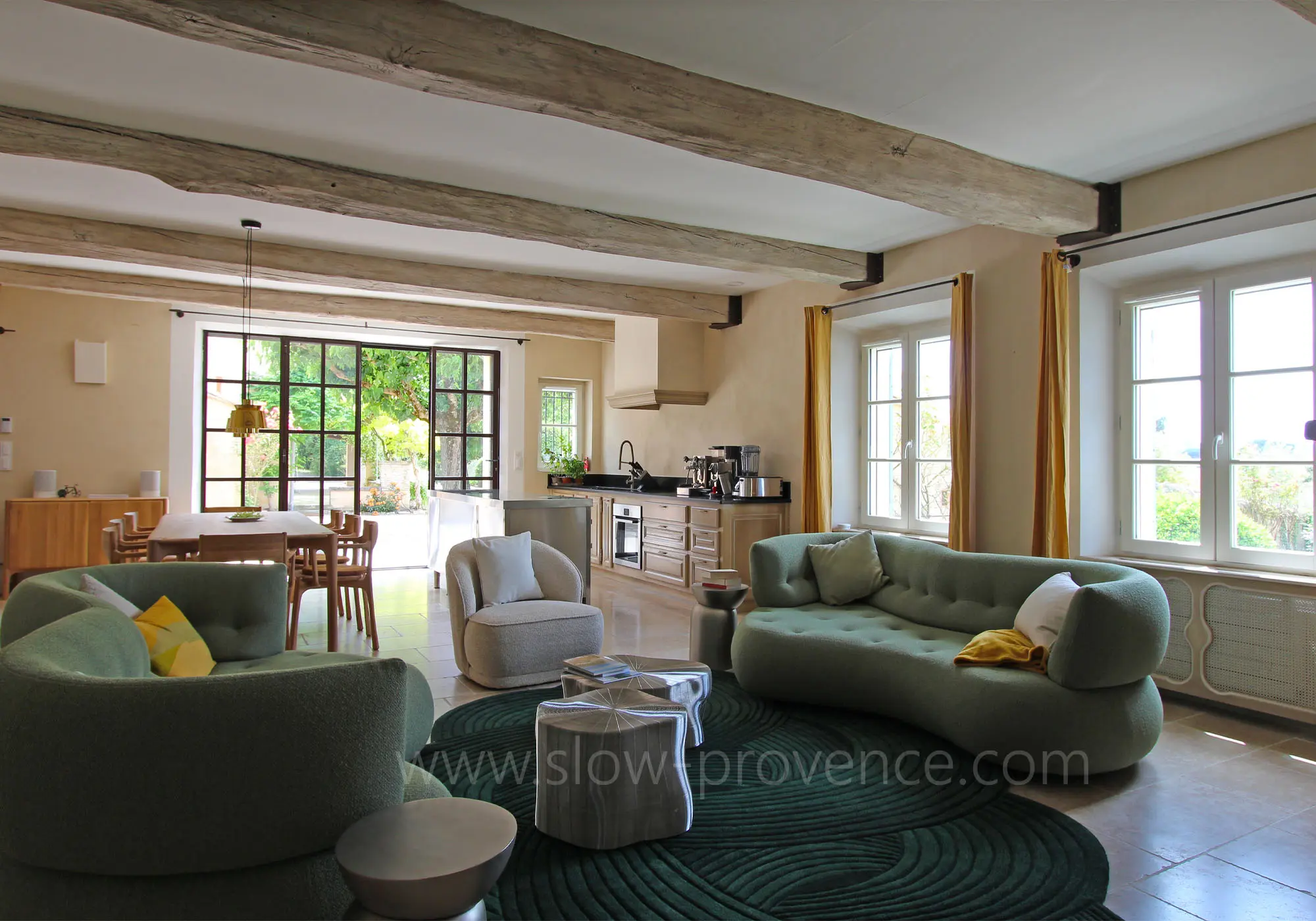 Modern, comfortable living room