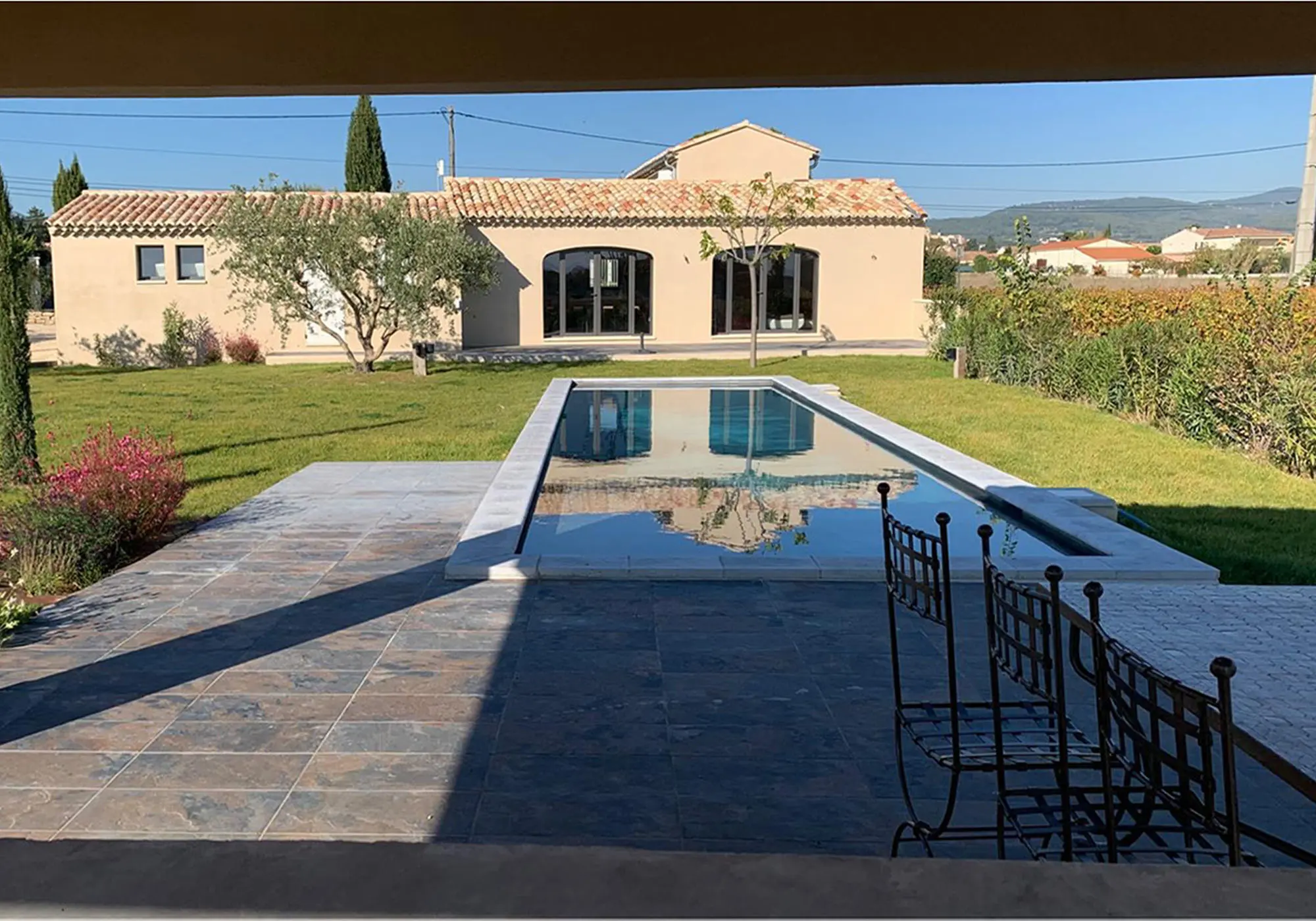 A large private lap pool