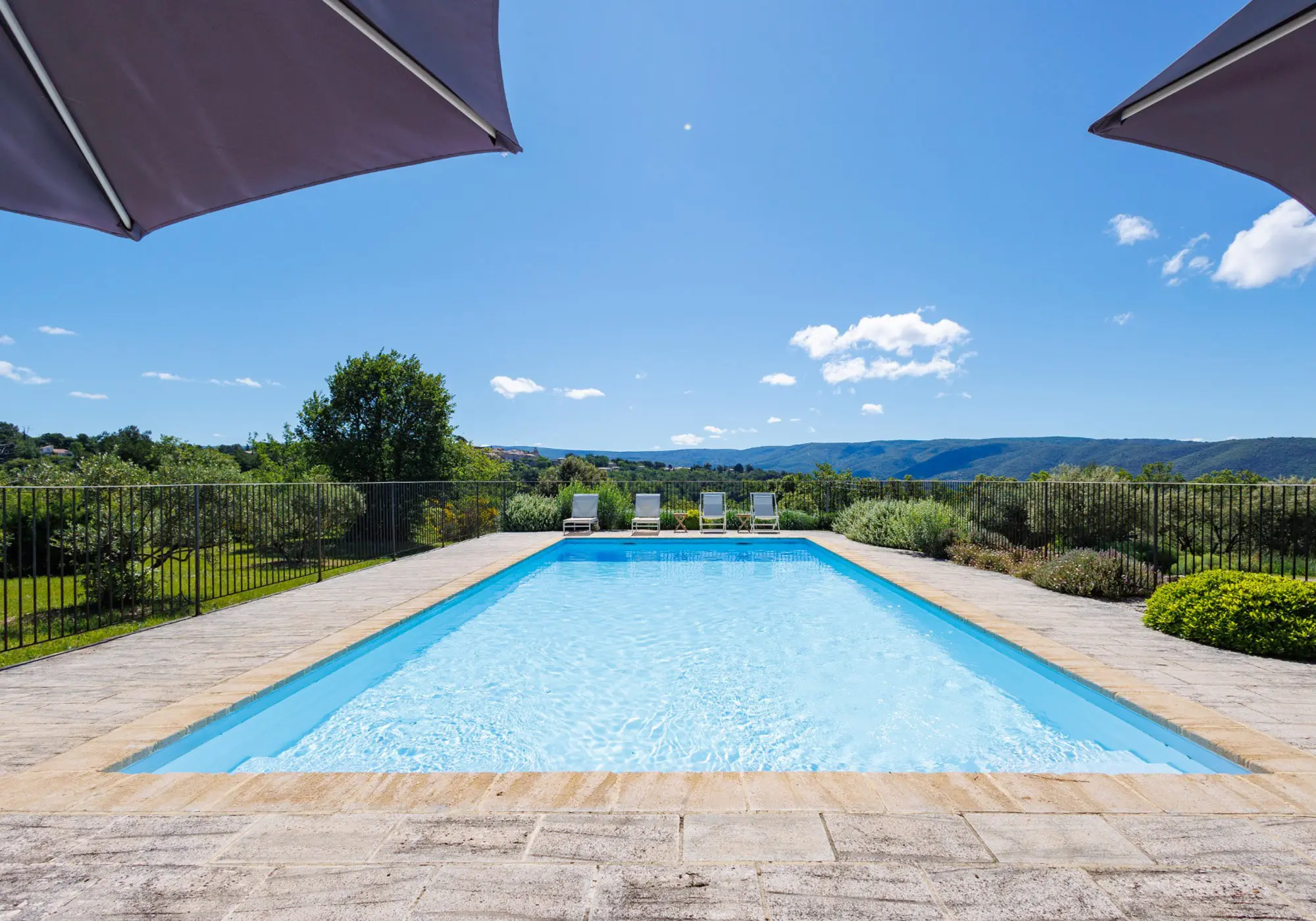 Large private and secure swimming pool