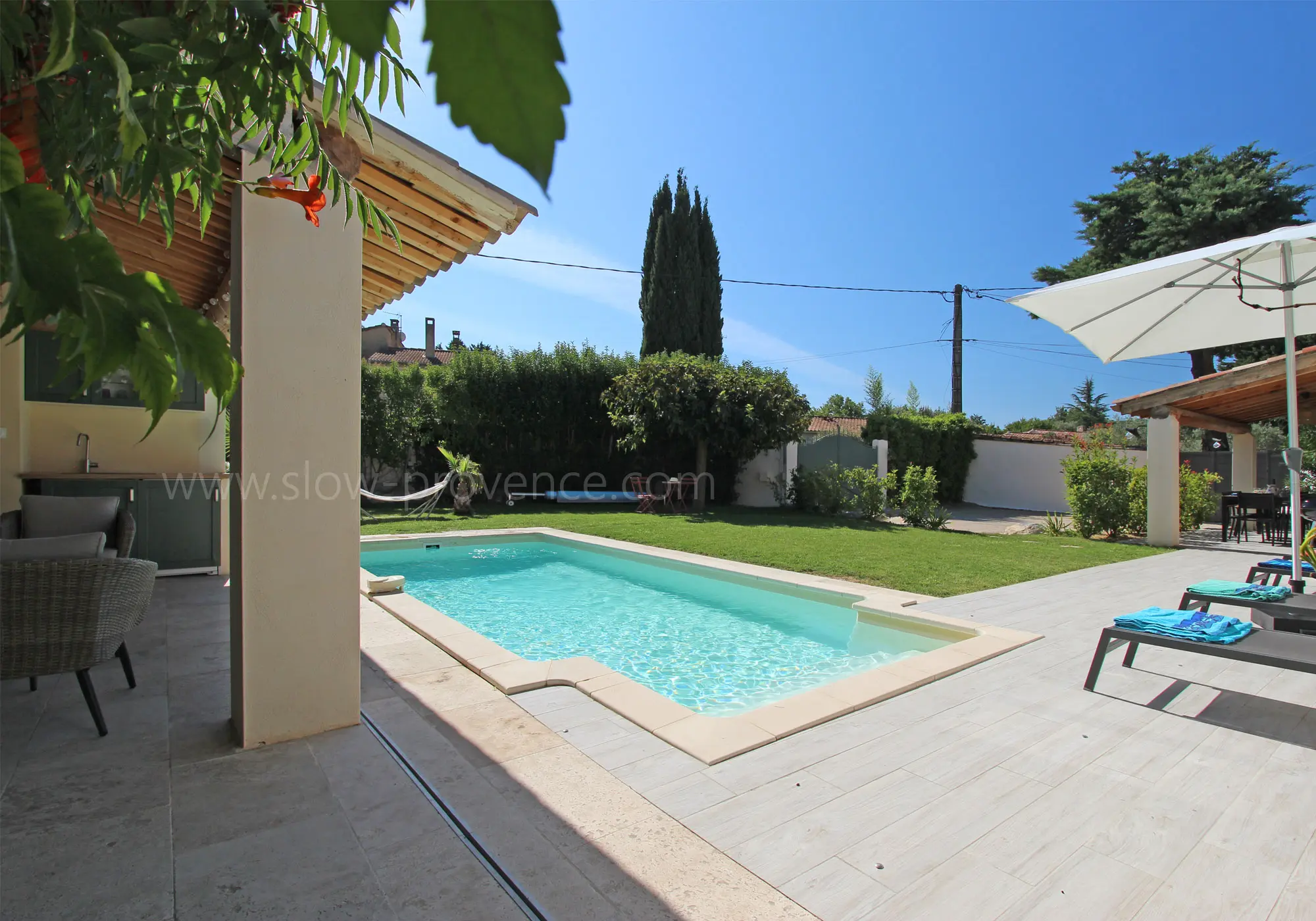 Prachtige tuin voor familievakanties