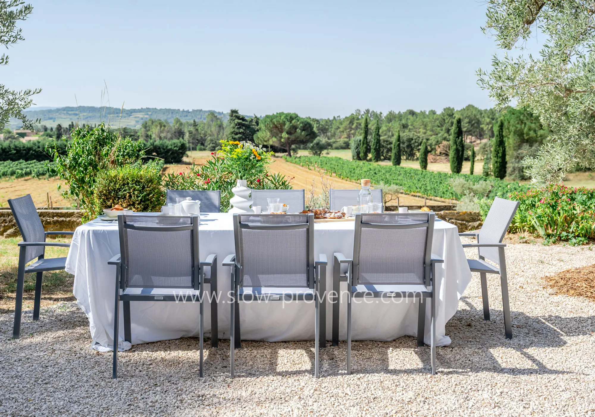 A table in the middle of nature