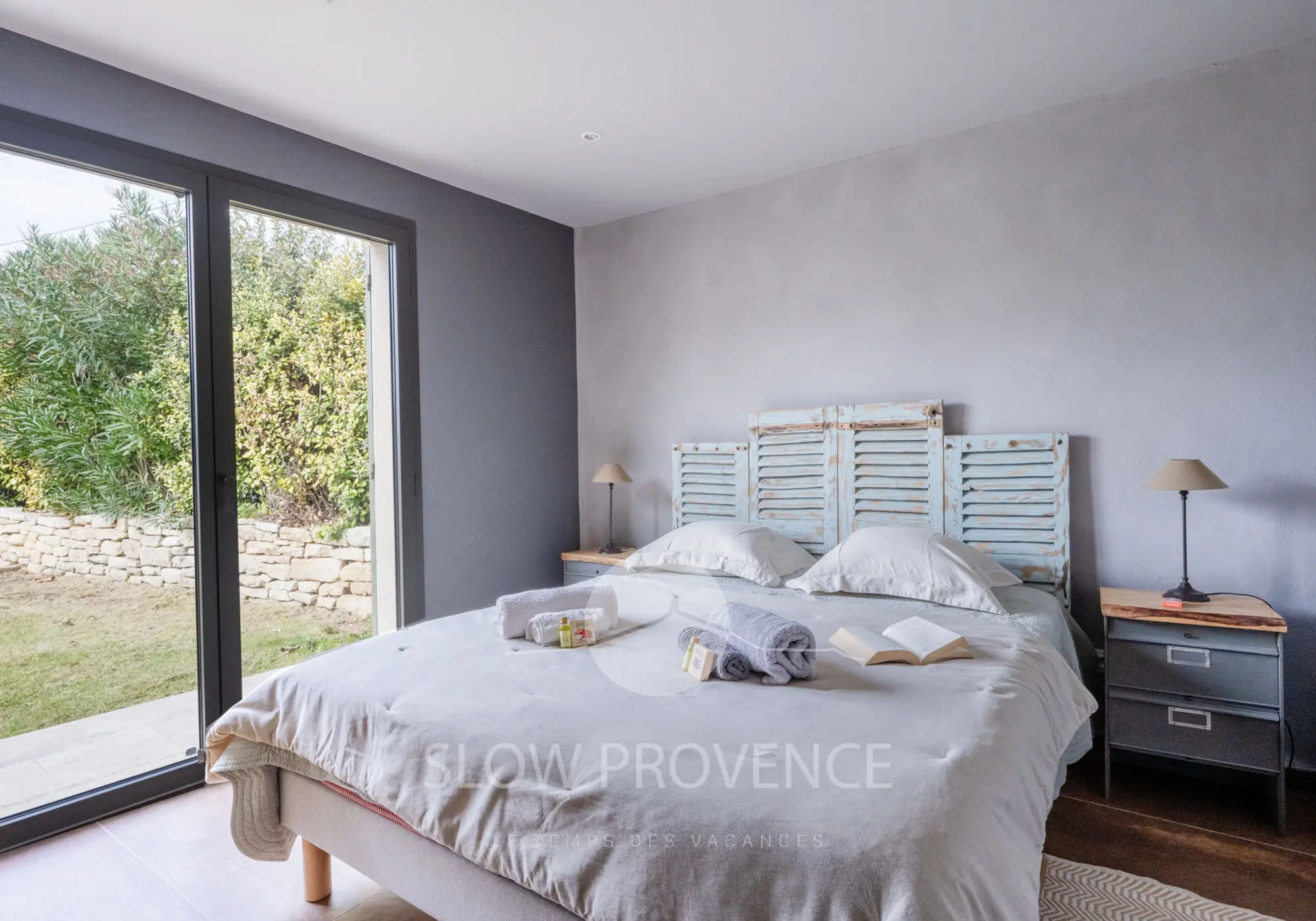 Bedroom 2 with garden access