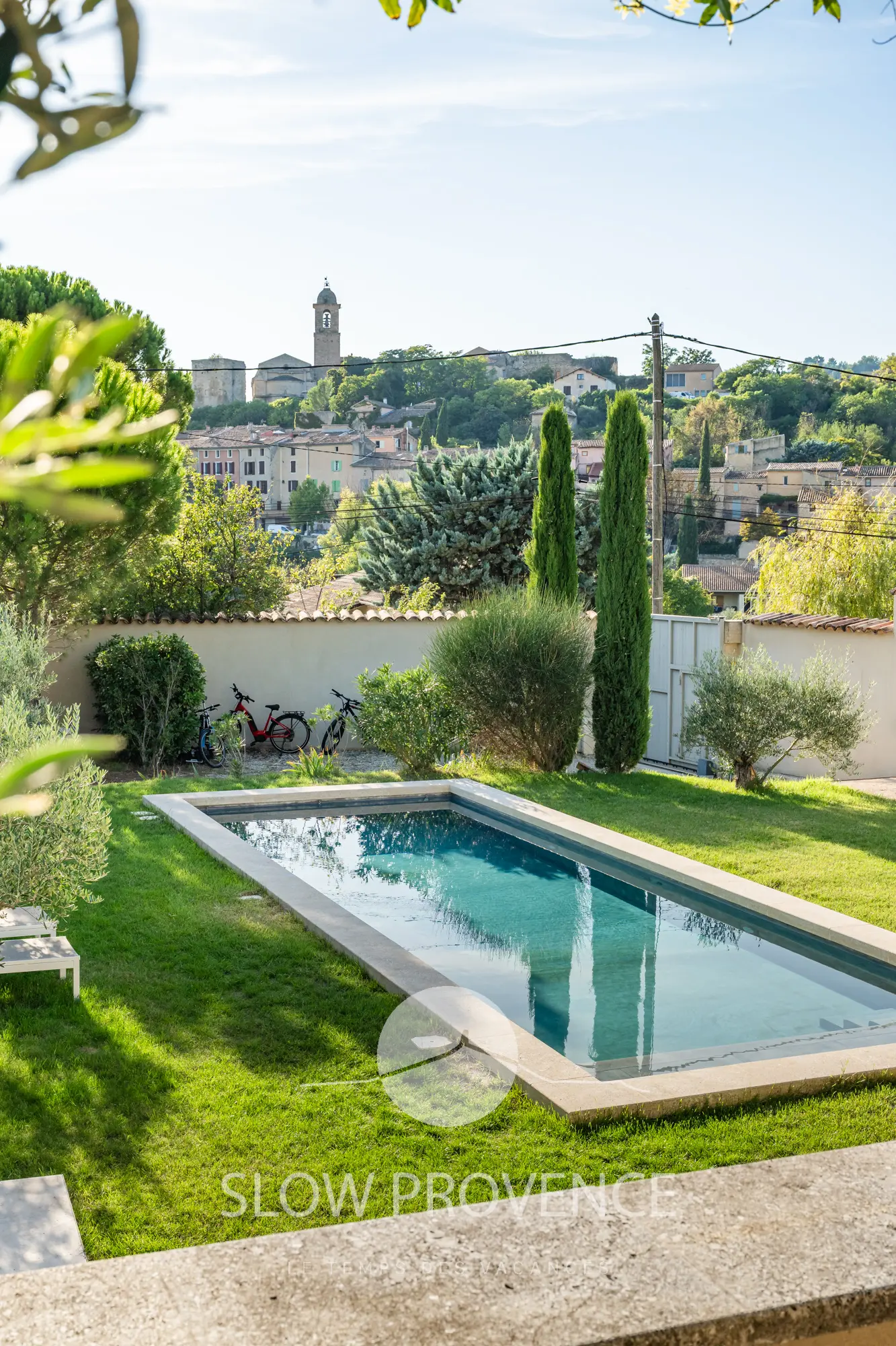 Vue dégagée depuis la terrasse