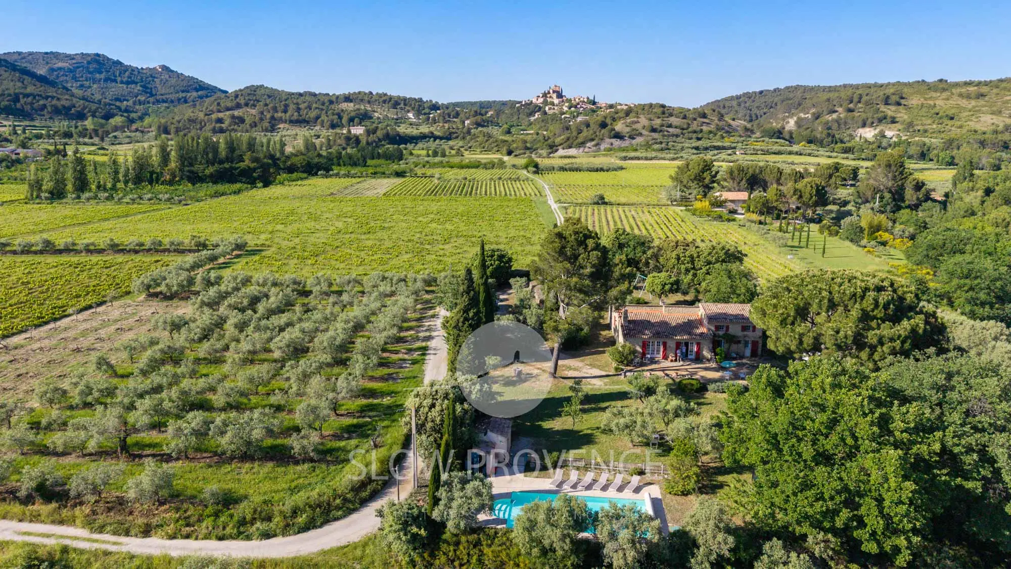 Ein provenzalisches Cottage inmitten der Weinberge