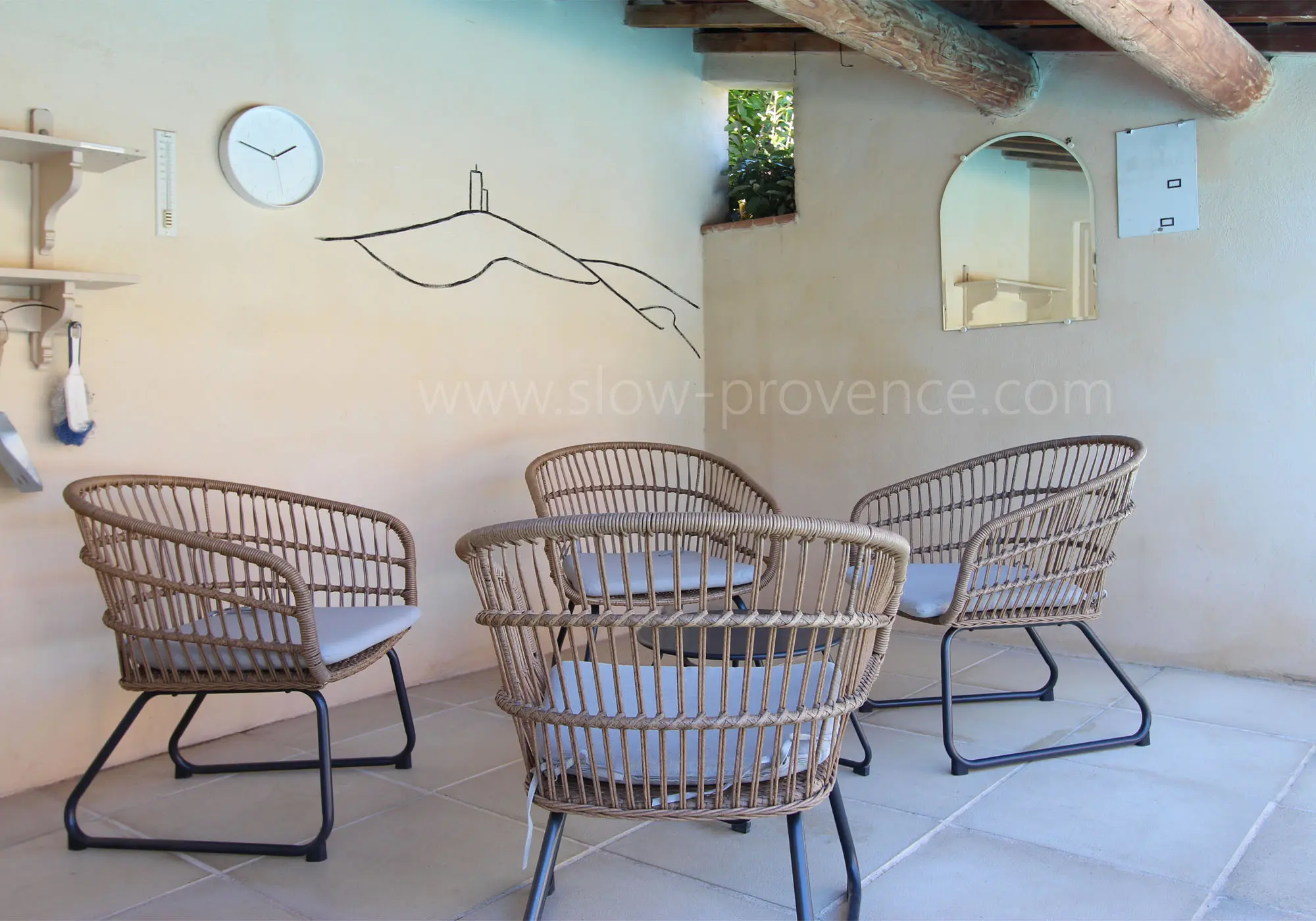 Cozy garden furniture