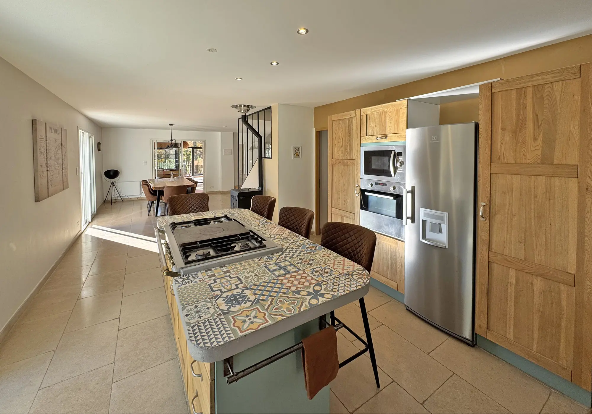 Entrance to the large living room