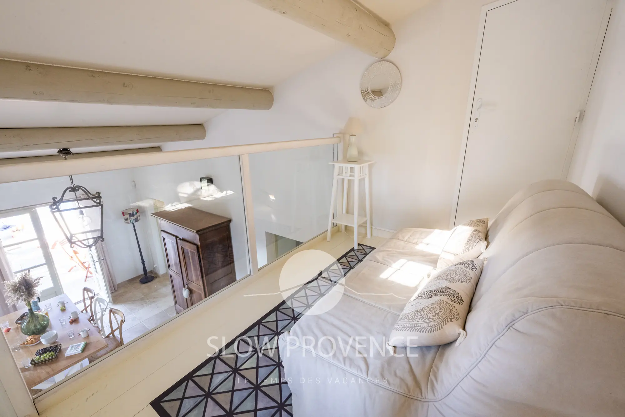 Mezzanine with extra bed