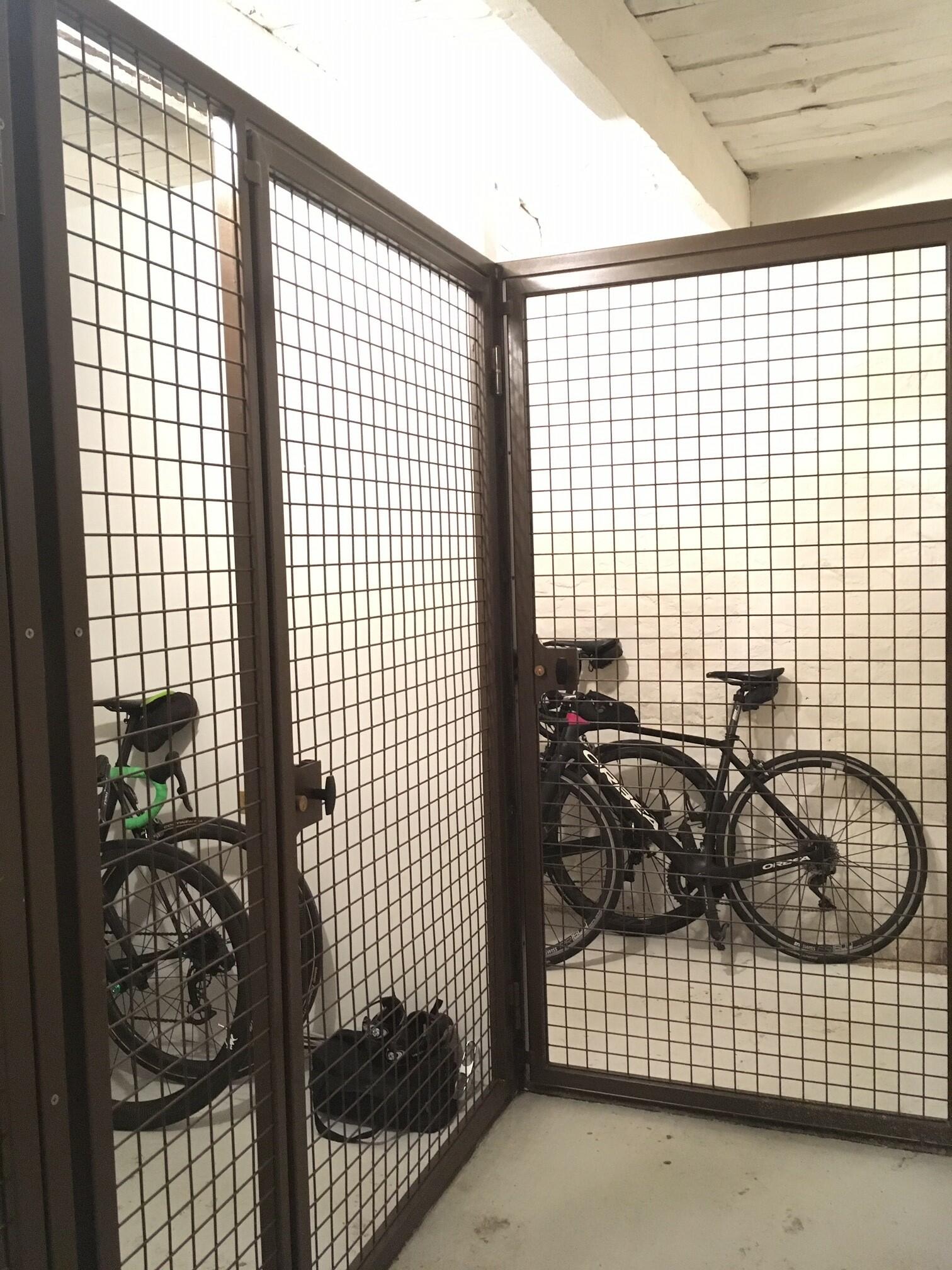 Secure individual bike storage