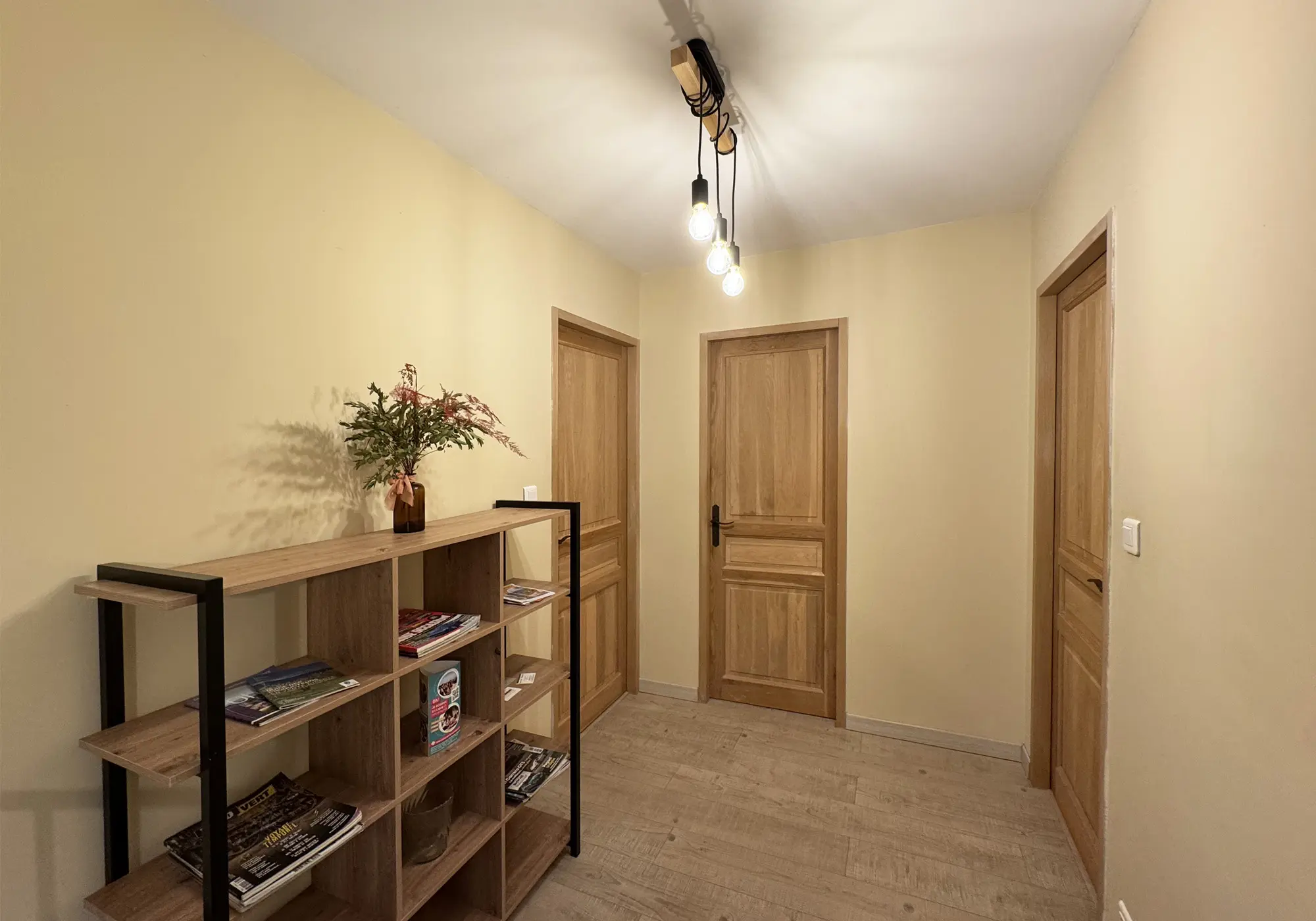 Au premier étage : deux chambres et un WC indépendant