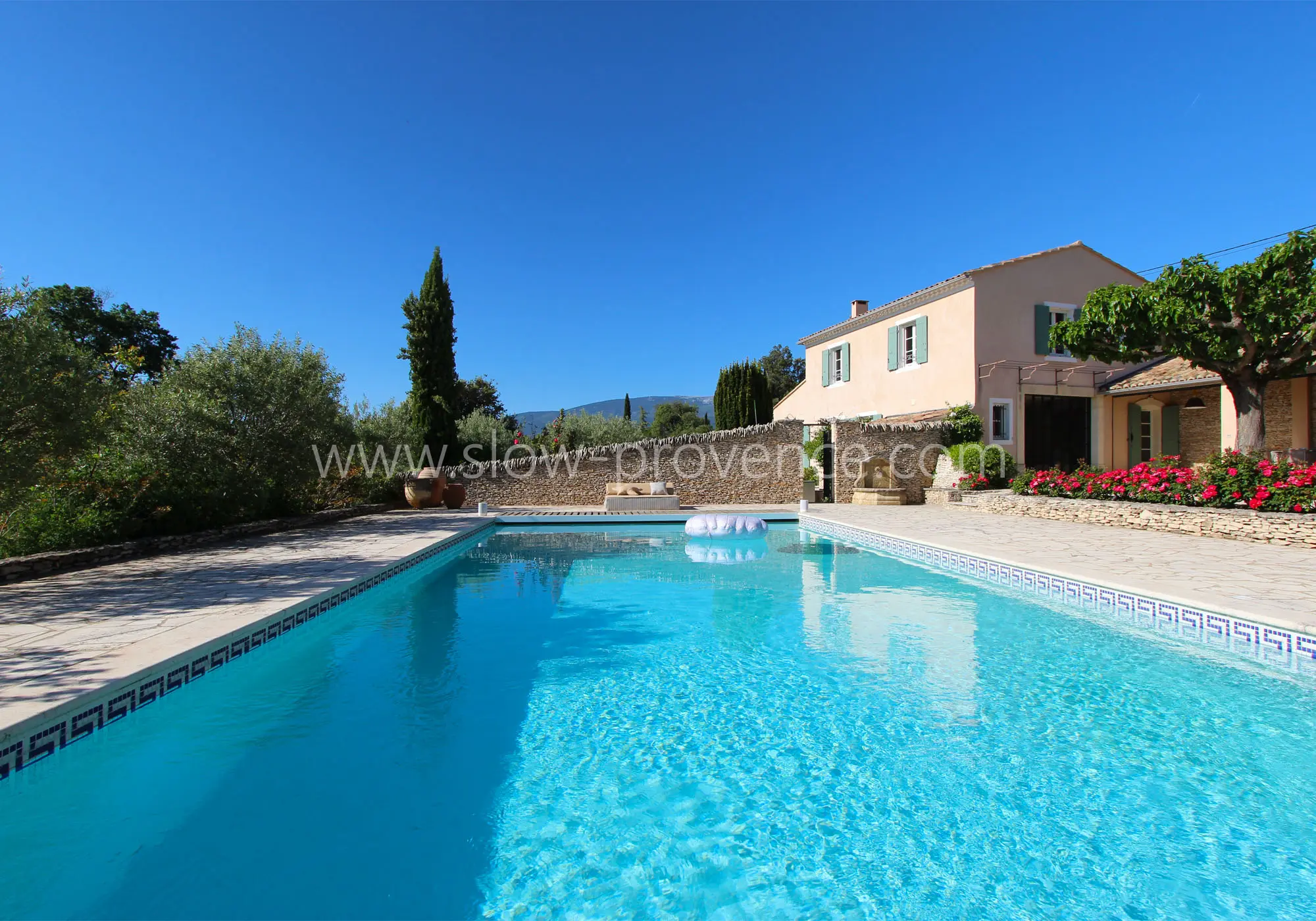 A large, heated swimming-pool just for you