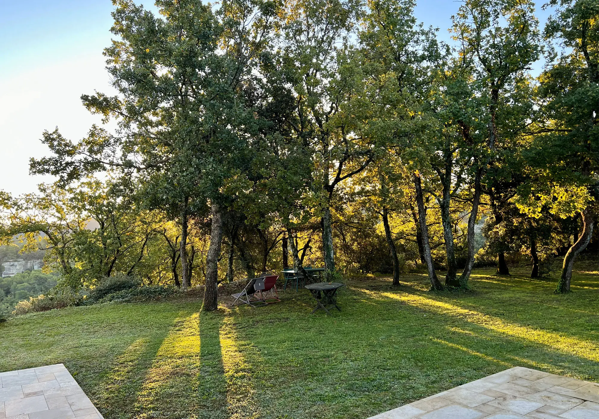 Extérieur agréable et spacieux