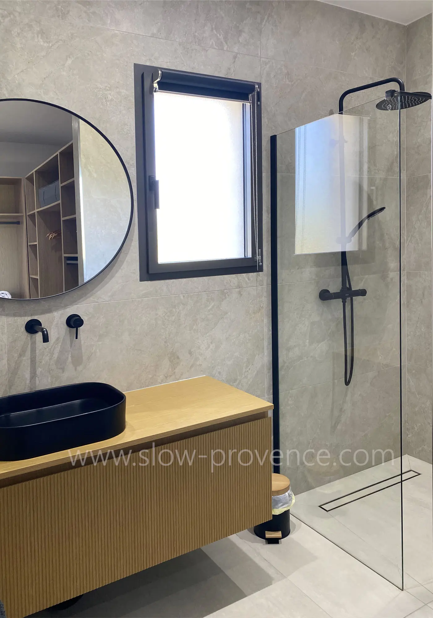 Salle de douche privative