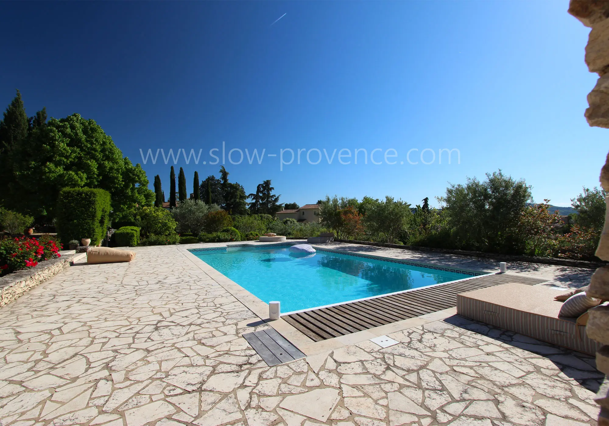 Unobstructed view from the pool