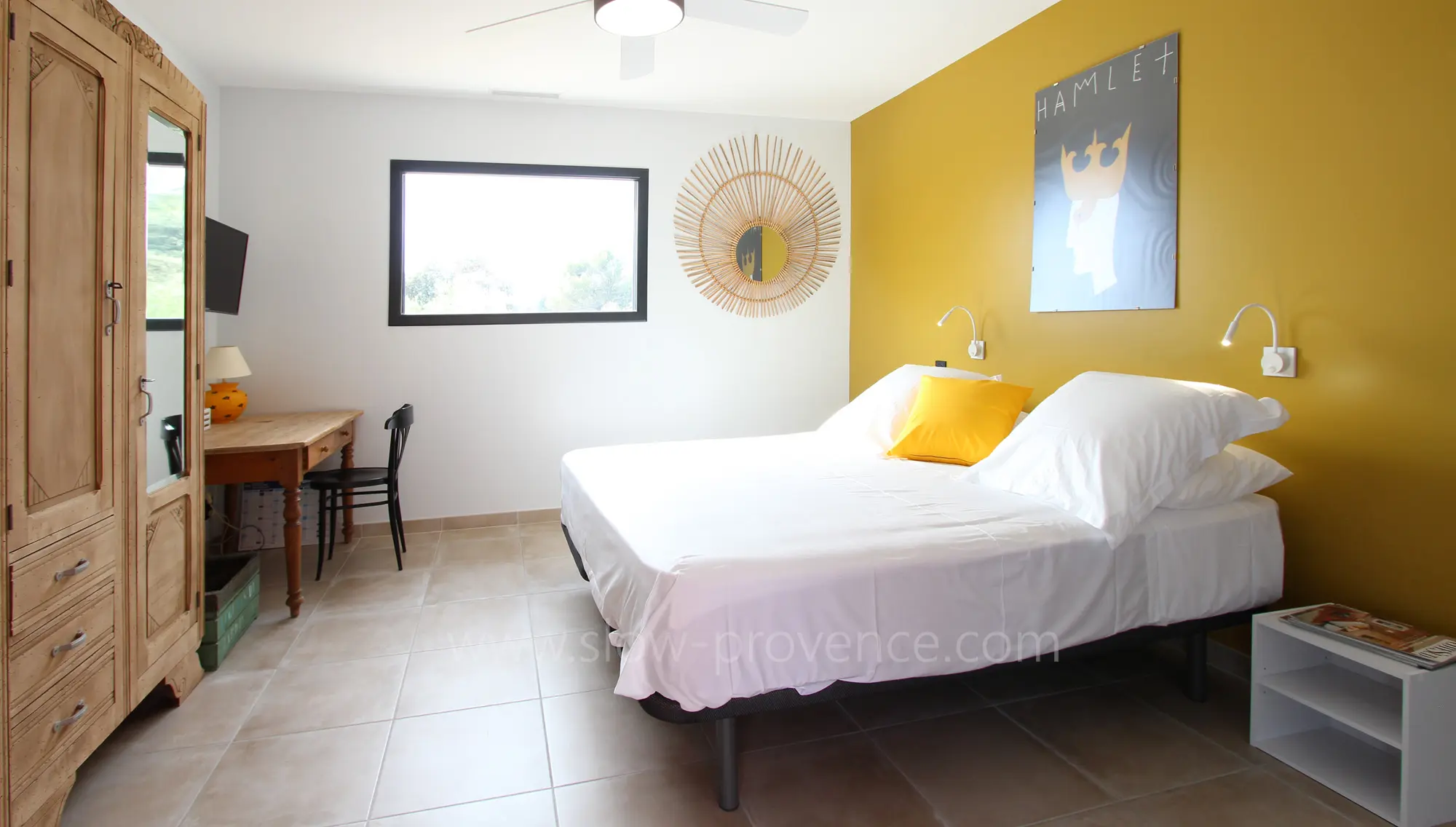 Comfortable and bright room