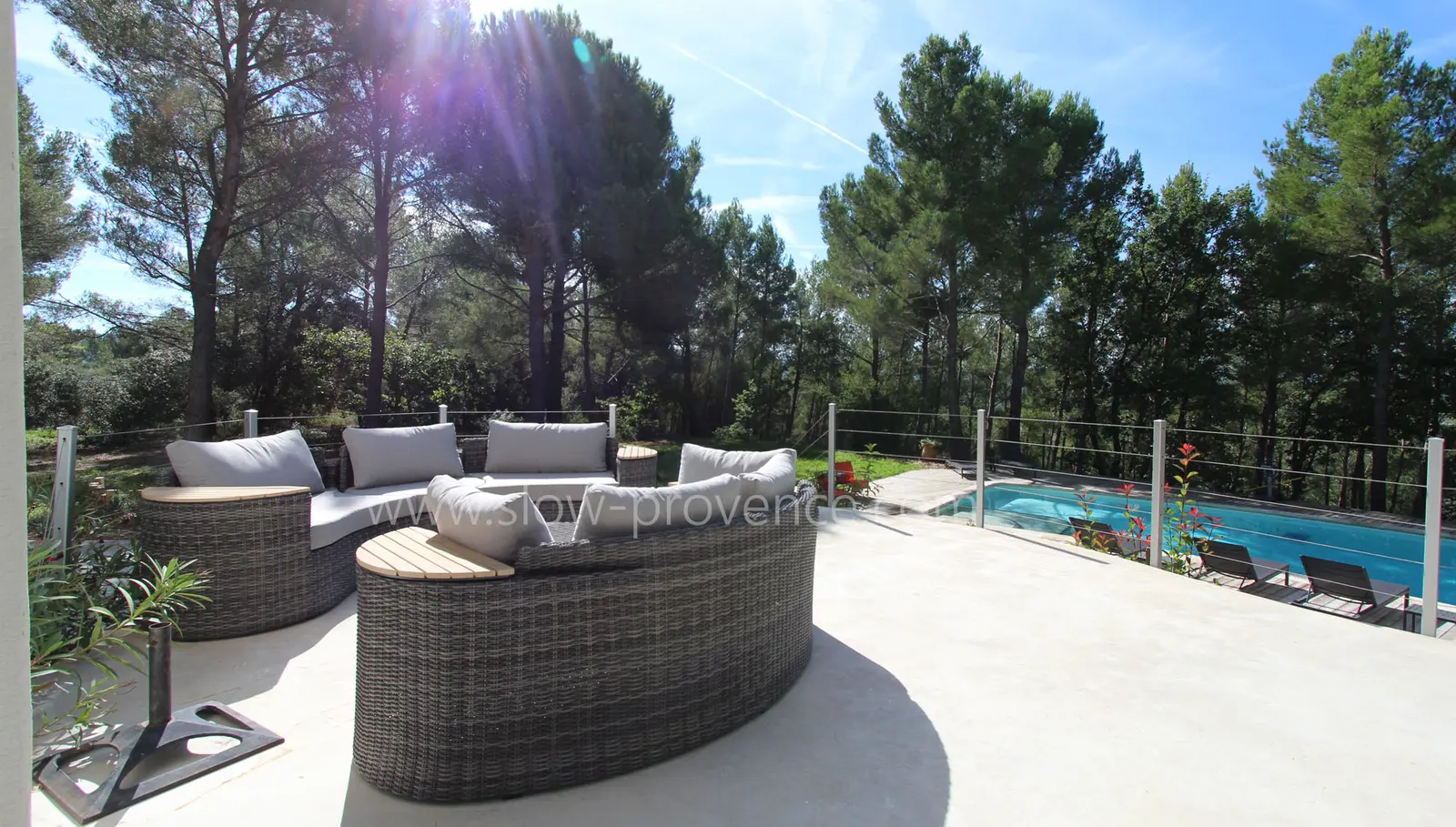 Salon de jardin convival