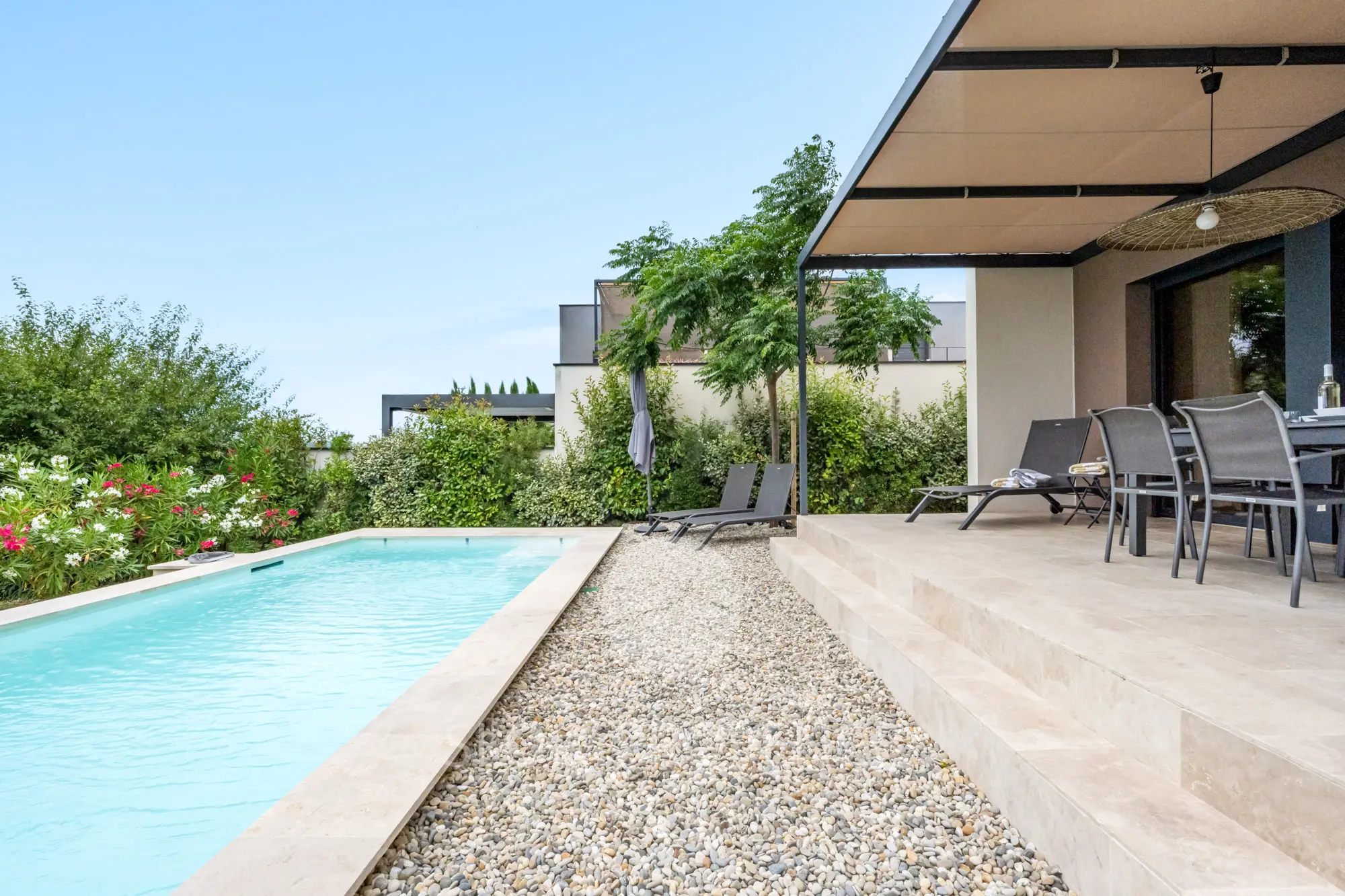 Jardin entièrement clos