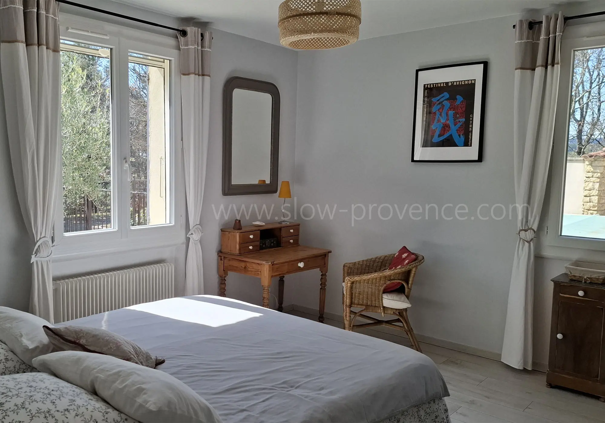 Chambre 3 avec vue piscine