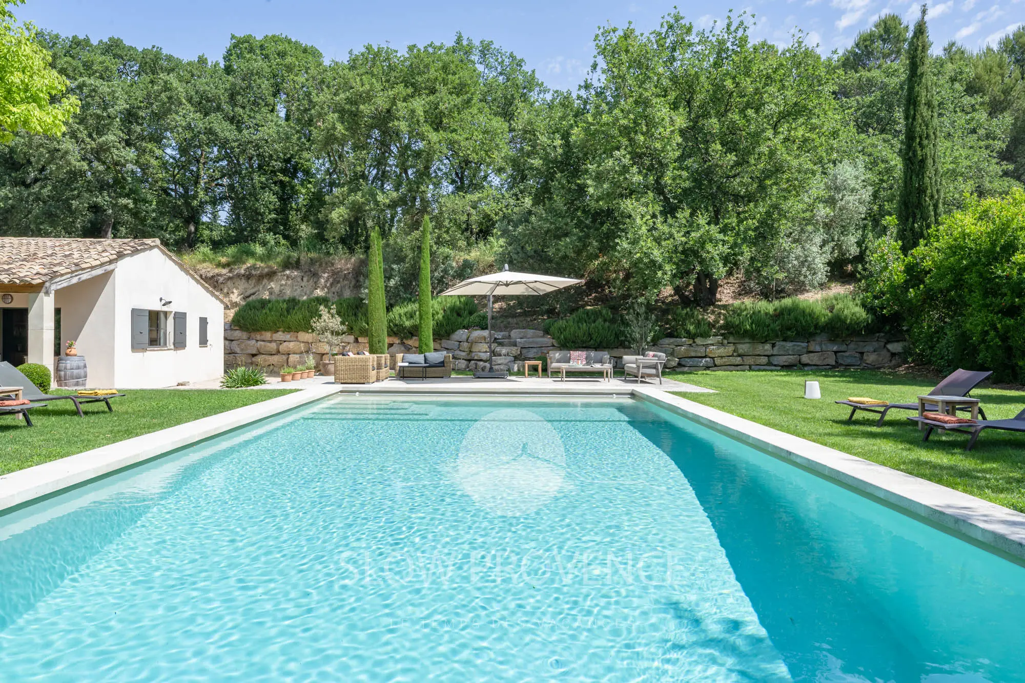 A large private swimming pool...