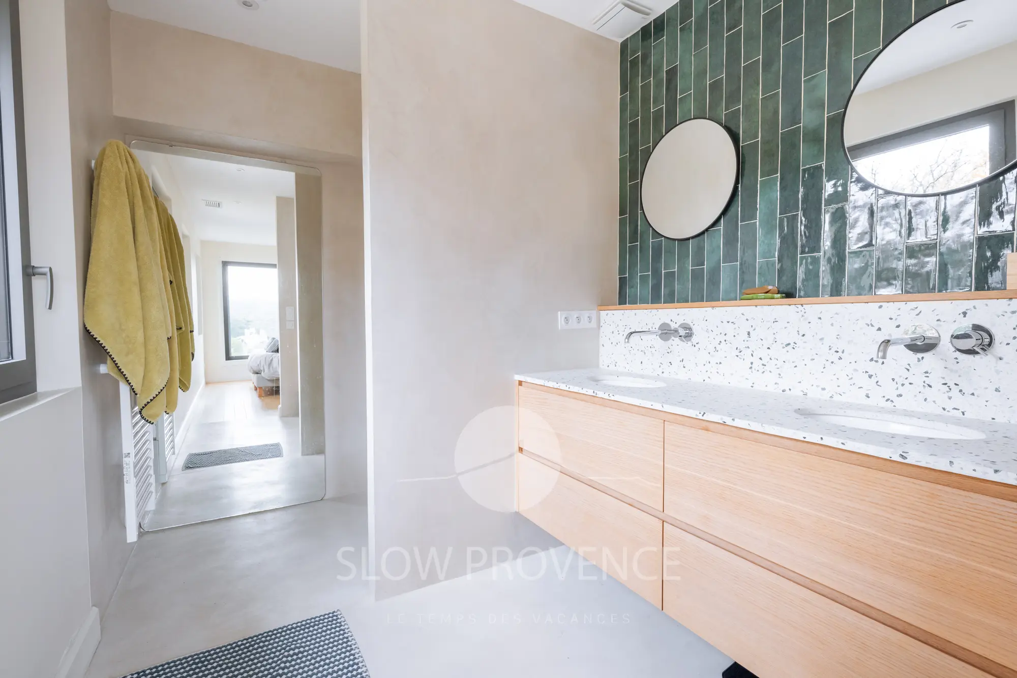 Salle de douche privative