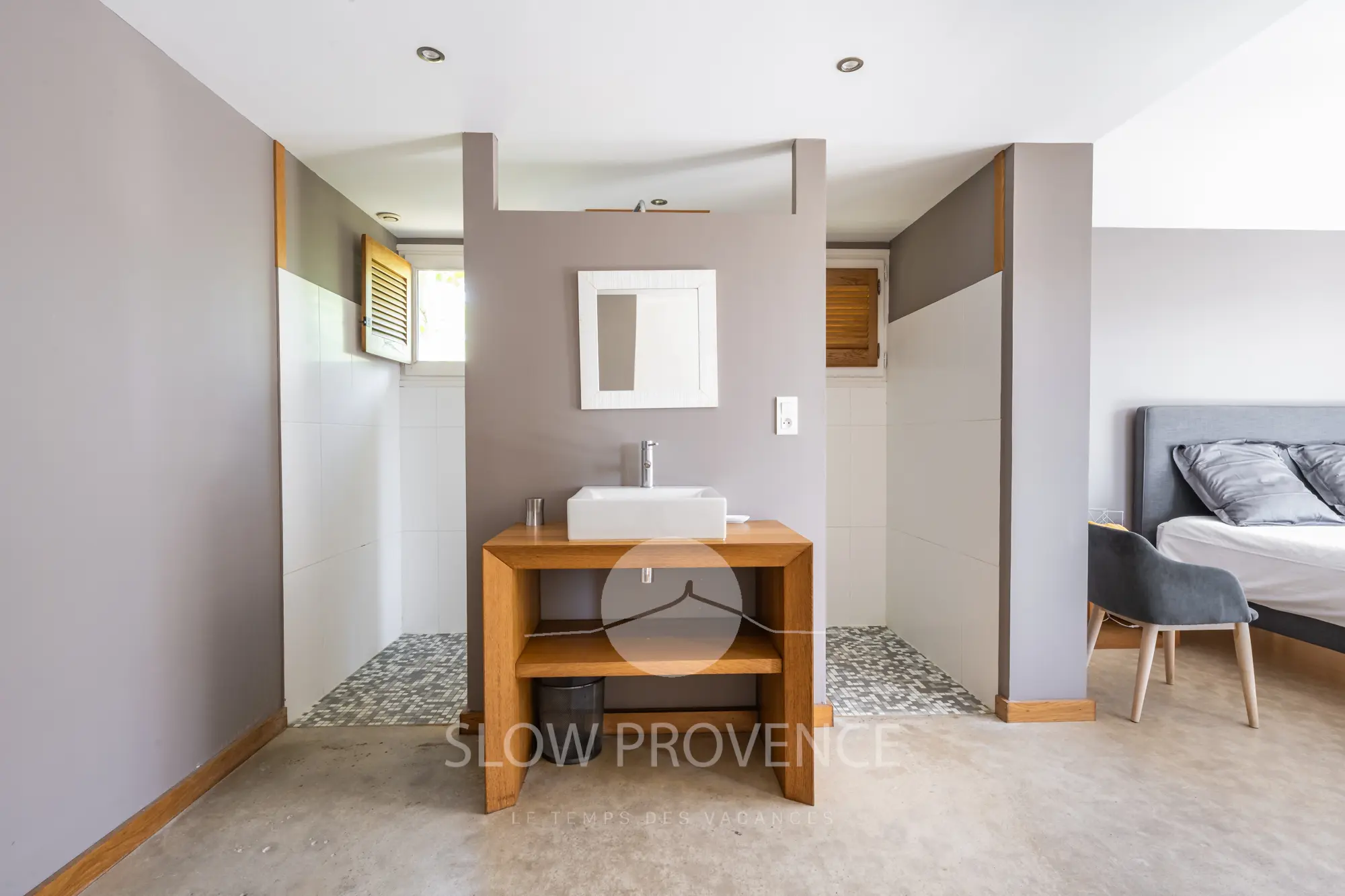 Salle de douche privative