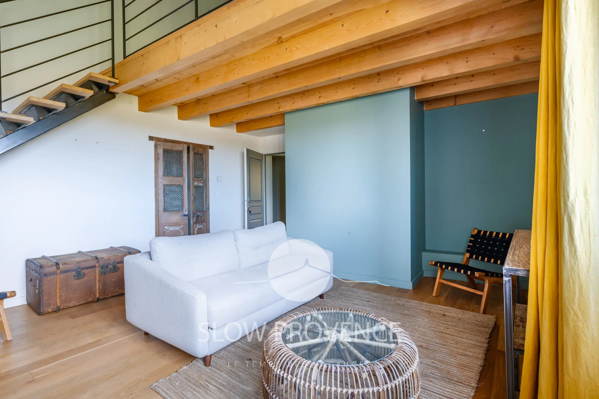 Chambre 4 - salon avec chambre en mezzanine