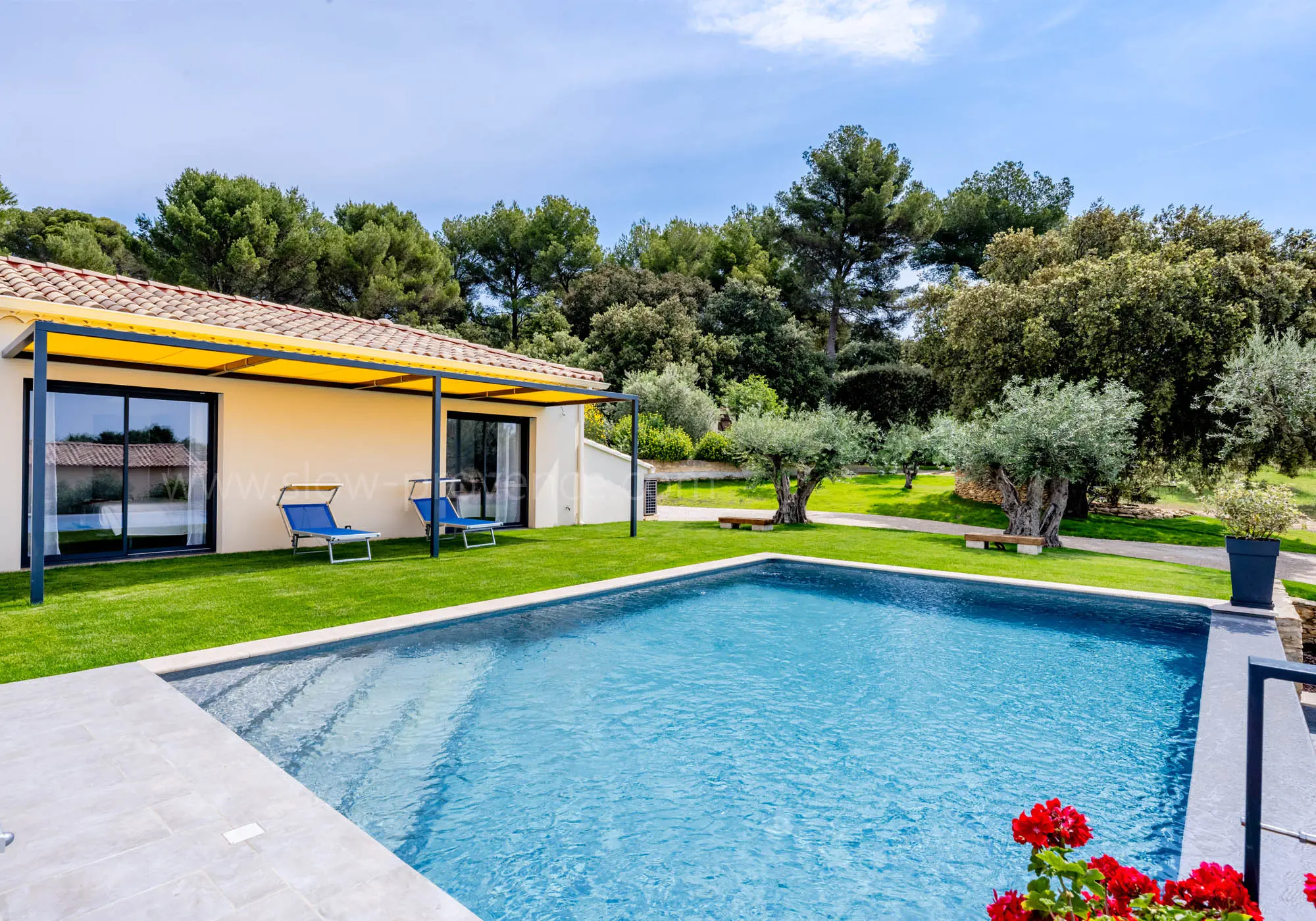 PIscine chauffée privée