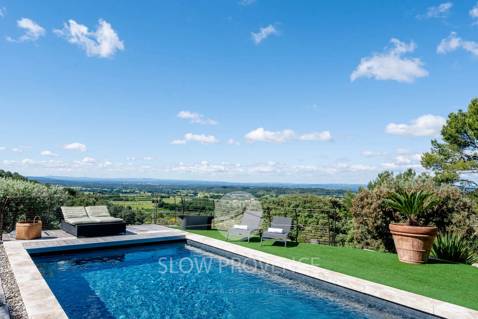 Piscine 9X4m avec vue