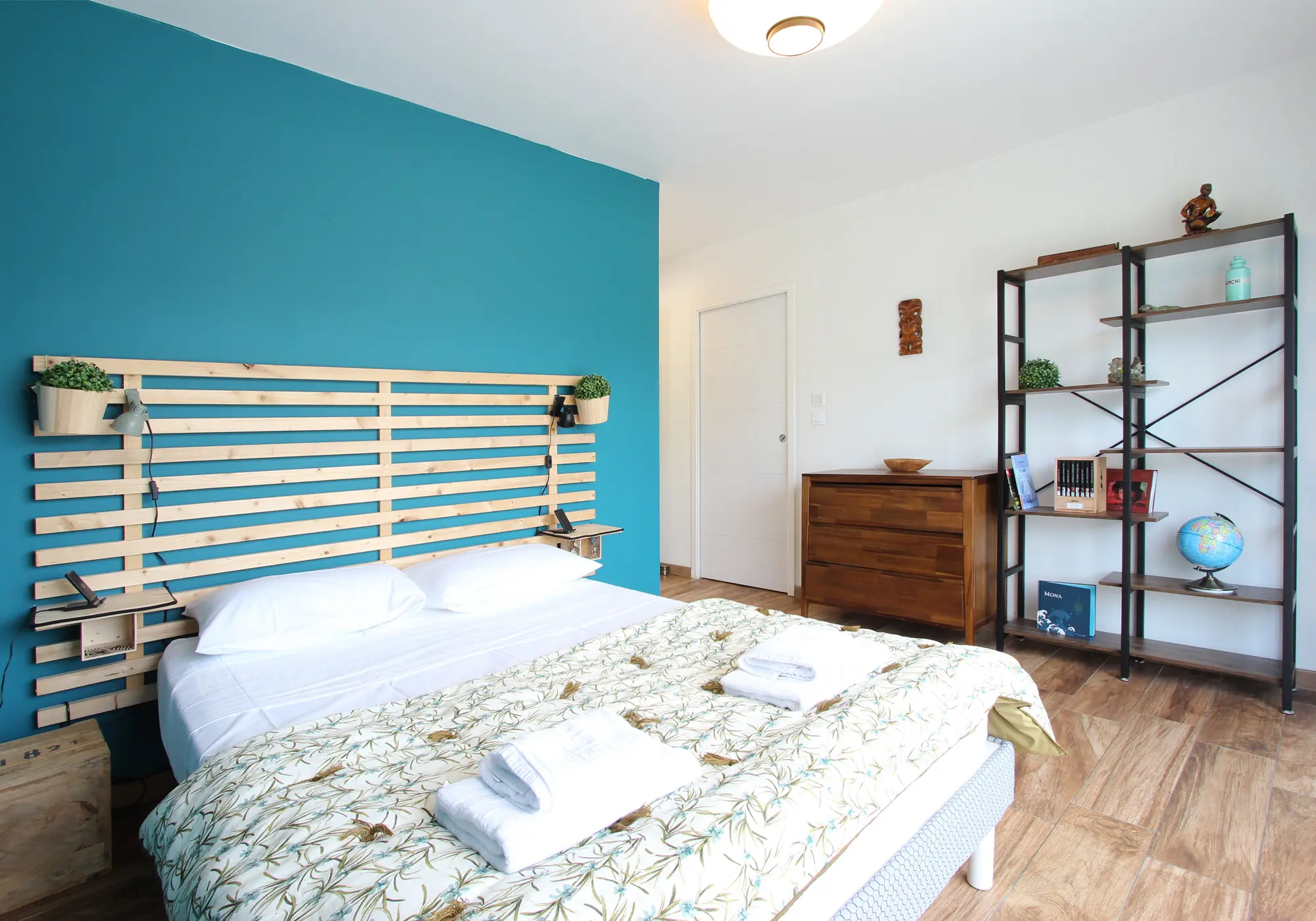 Slaapkamer 3 met eigen badkamer en kleedkamer