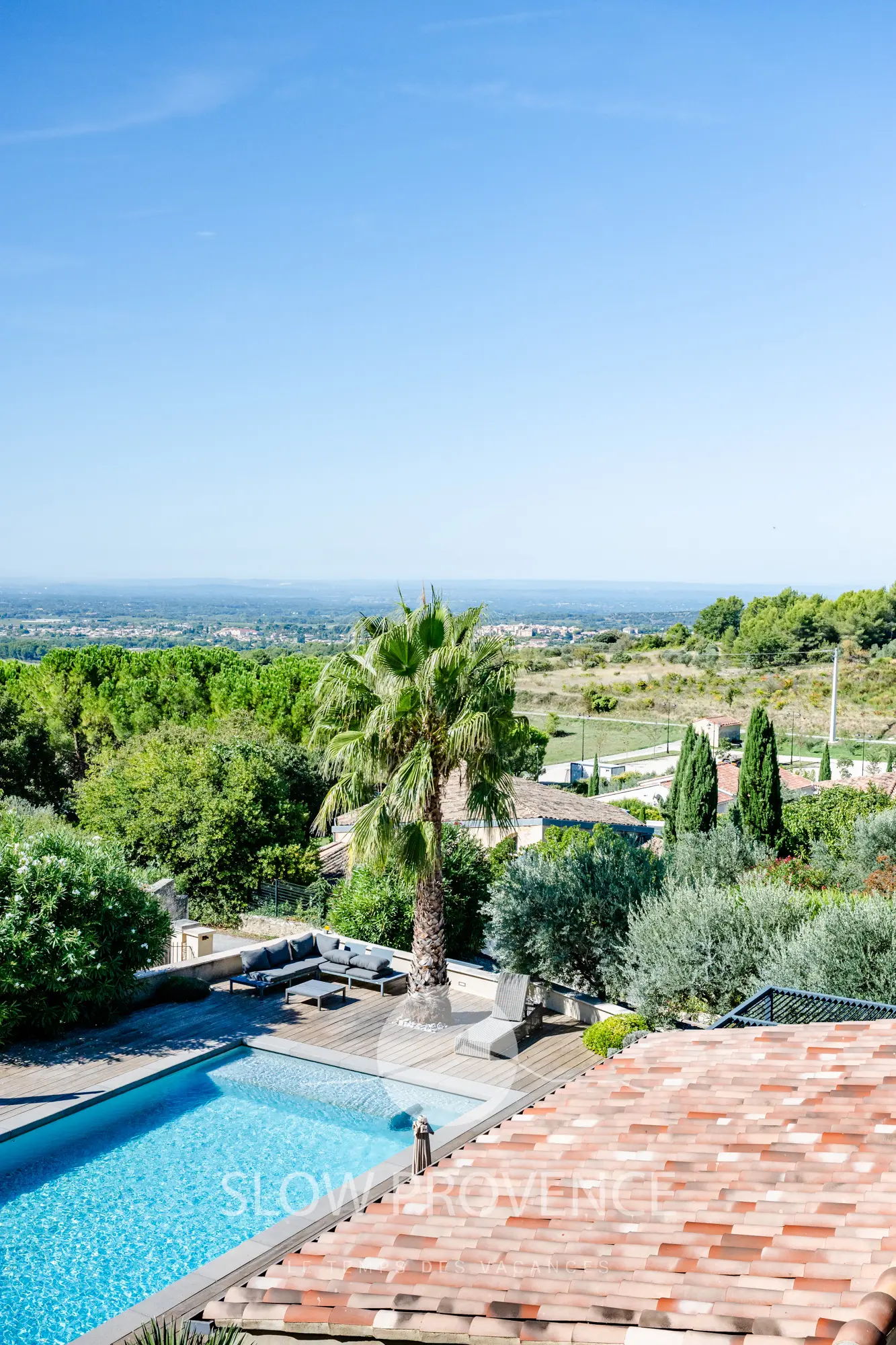 Unobstructed view from the pool