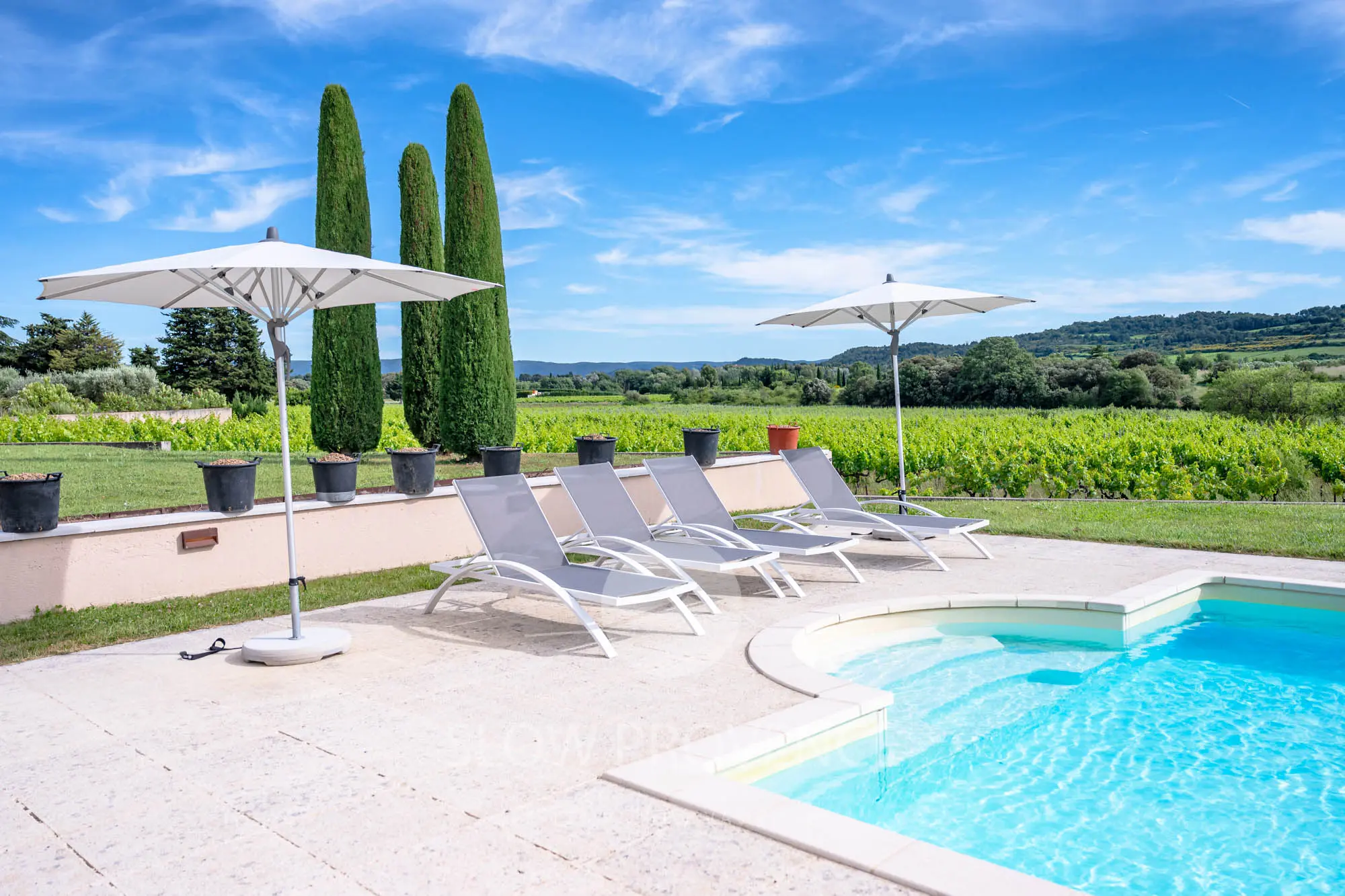 Grande piscine privée