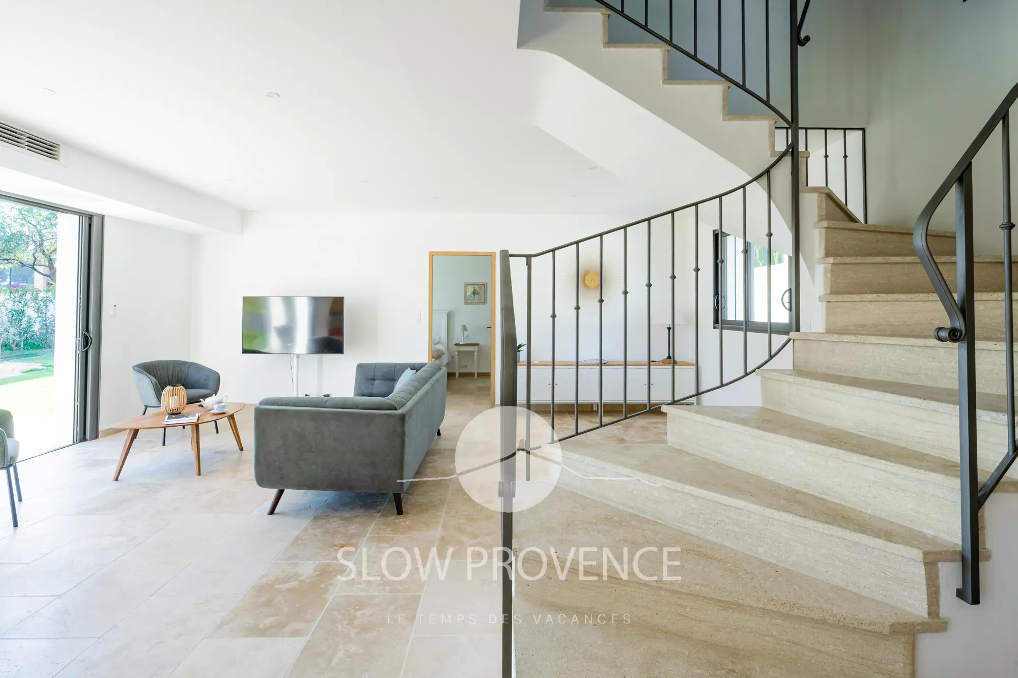 Access to the upper floor