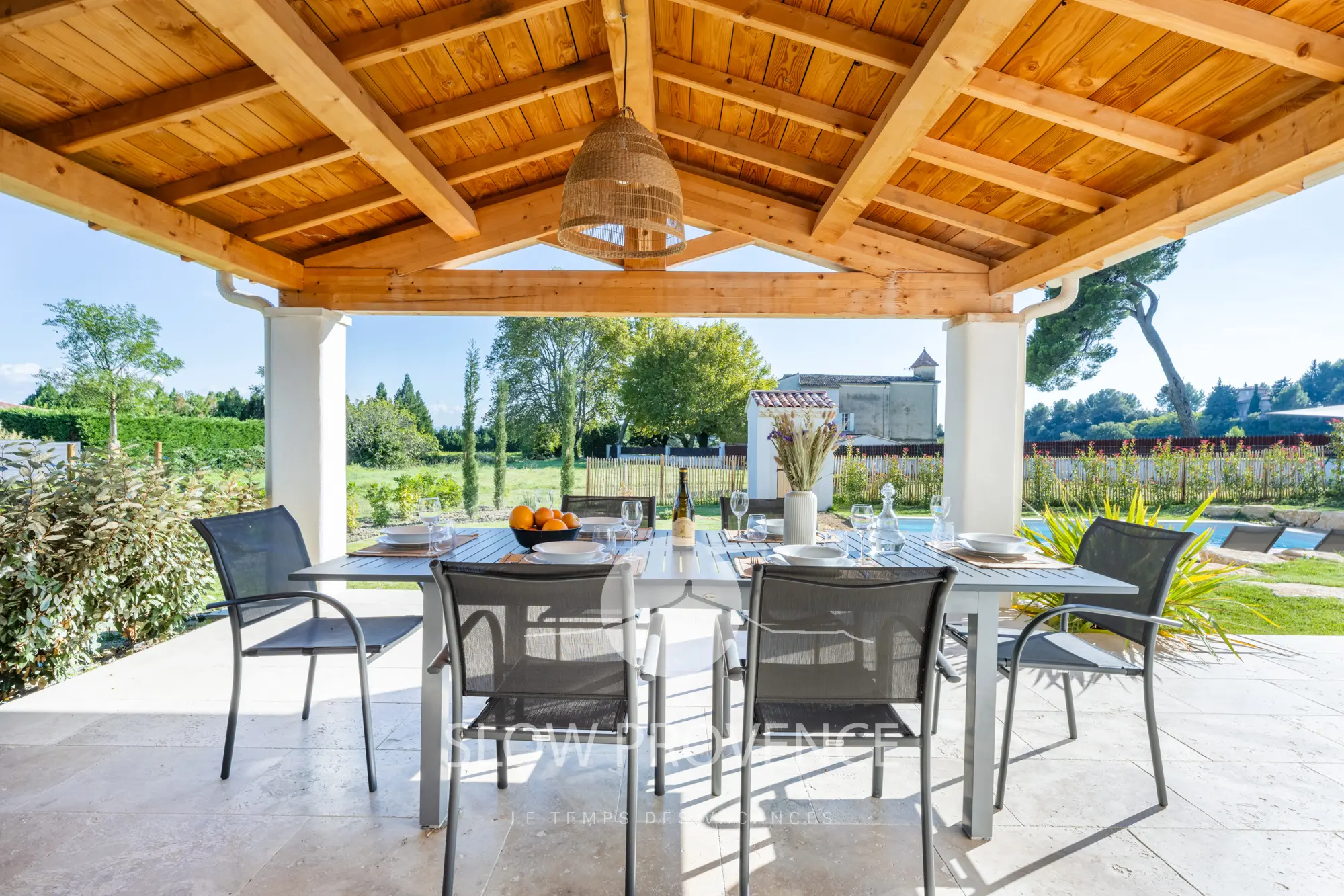 Shaded terrace for your family meals